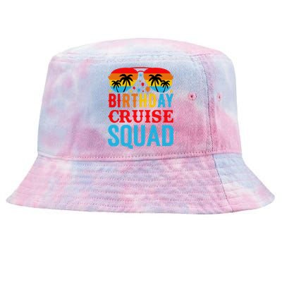 Birthday Cruise Squad Tie-Dyed Bucket Hat