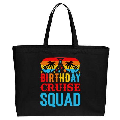 Birthday Cruise Squad Cotton Canvas Jumbo Tote