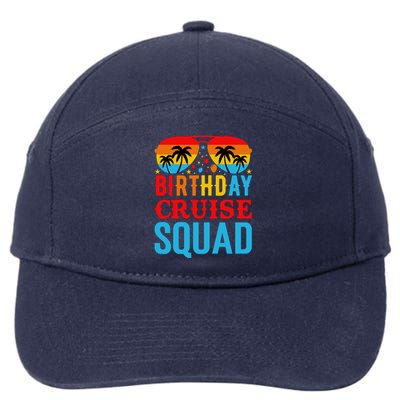 Birthday Cruise Squad 7-Panel Snapback Hat