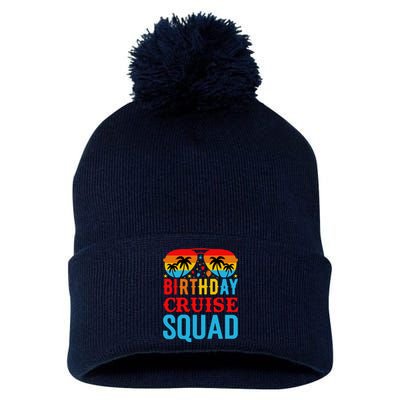 Birthday Cruise Squad Pom Pom 12in Knit Beanie