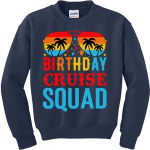 Birthday Cruise Squad Kids Sweatshirt