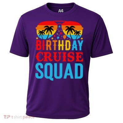 Birthday Cruise Squad Cooling Performance Crew T-Shirt