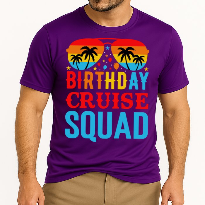 Birthday Cruise Squad Performance Shirt