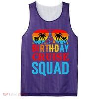 Birthday Cruise Squad Mesh Reversible Basketball Jersey Tank