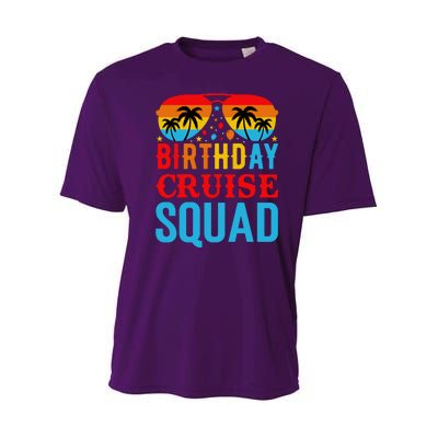 Birthday Cruise Squad Youth Performance Sprint T-Shirt