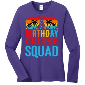 Birthday Cruise Squad Ladies Long Sleeve Shirt