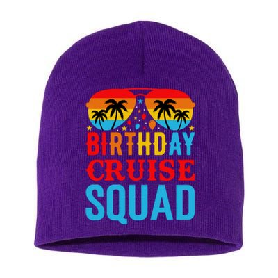 Birthday Cruise Squad Short Acrylic Beanie