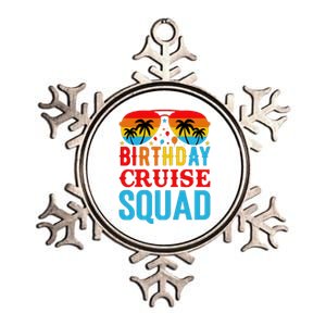 Birthday Cruise Squad Metallic Star Ornament