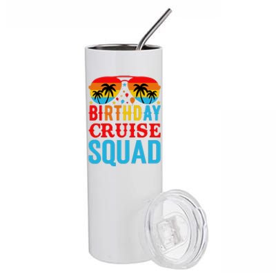 Birthday Cruise Squad Stainless Steel Tumbler