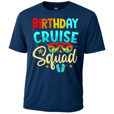 Birthday Cruise Squad Cruising Vacation Funny Crew Cooling Performance Crew T-Shirt