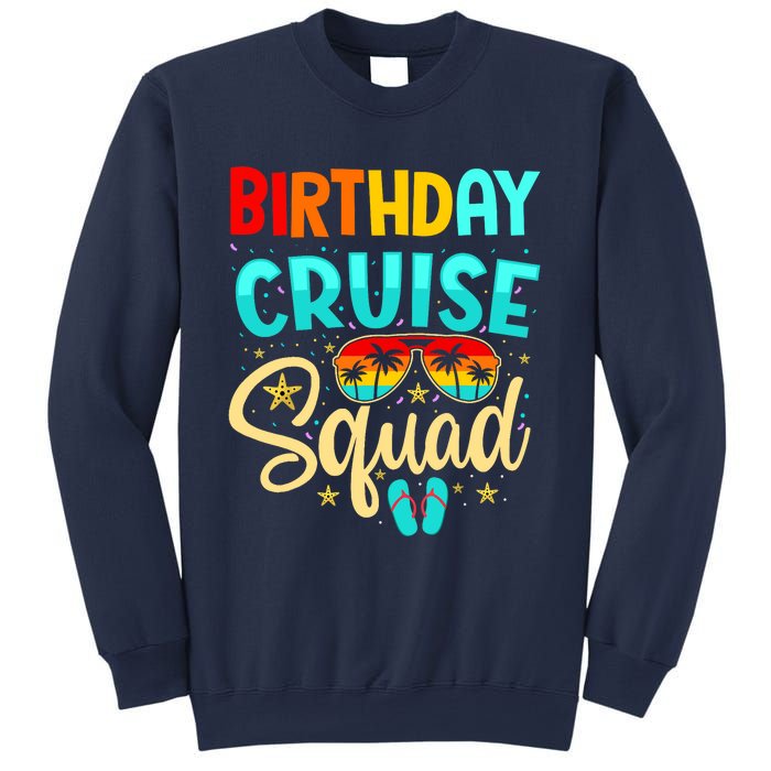 Birthday Cruise Squad Cruising Vacation Funny Crew Sweatshirt