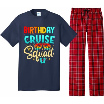 Birthday Cruise Squad Cruising Vacation Funny Crew Pajama Set