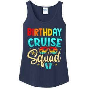 Birthday Cruise Squad Cruising Vacation Funny Crew Ladies Essential Tank