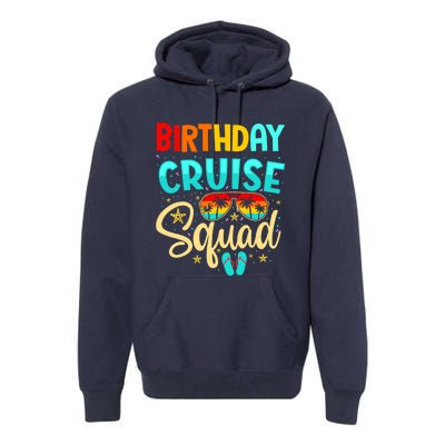 Birthday Cruise Squad Cruising Vacation Funny Crew Premium Hoodie