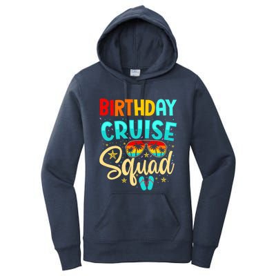 Birthday Cruise Squad Cruising Vacation Funny Crew Women's Pullover Hoodie