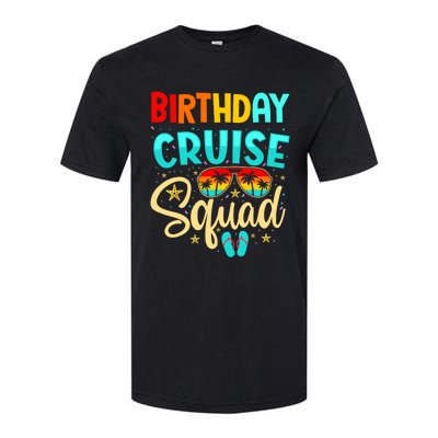 Birthday Cruise Squad Cruising Vacation Funny Crew Softstyle® CVC T-Shirt