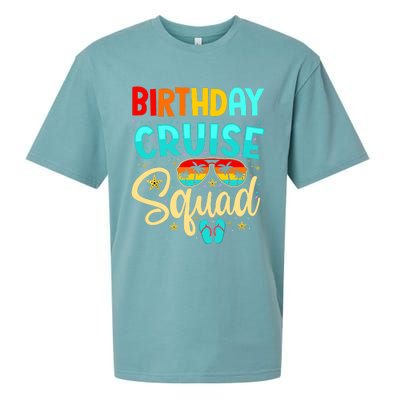 Birthday Cruise Squad Cruising Vacation Funny Crew Sueded Cloud Jersey T-Shirt