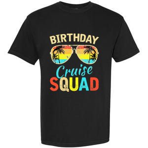 Birthday Cruise Squad Cruising Vacation Funny Birthday Garment-Dyed Heavyweight T-Shirt