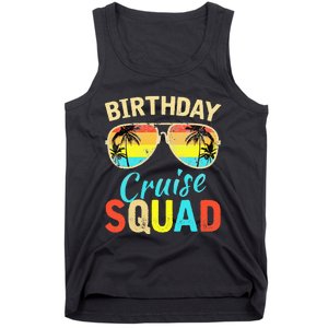 Birthday Cruise Squad Cruising Vacation Funny Birthday Tank Top