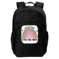 Breast Cancer Support I Wear Pink For My Mimi Rainbow Daily Commute Backpack