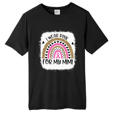 Breast Cancer Support I Wear Pink For My Mimi Rainbow Tall Fusion ChromaSoft Performance T-Shirt