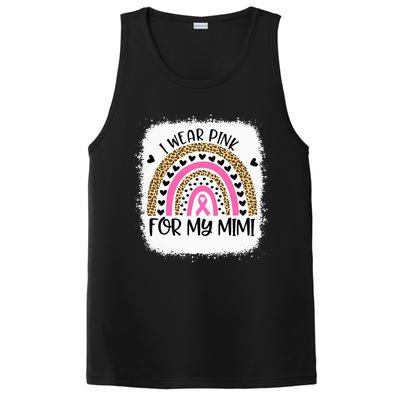 Breast Cancer Support I Wear Pink For My Mimi Rainbow PosiCharge Competitor Tank