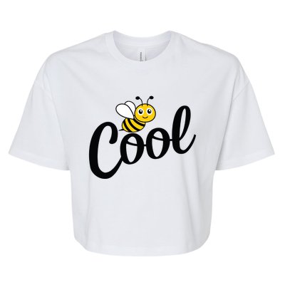 Bee Cool Summer Bella+Canvas Jersey Crop Tee