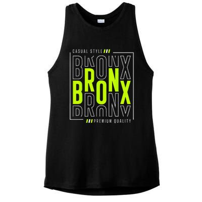 Bronx Casual Style Ladies PosiCharge Tri-Blend Wicking Tank