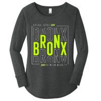 Bronx Casual Style Women's Perfect Tri Tunic Long Sleeve Shirt