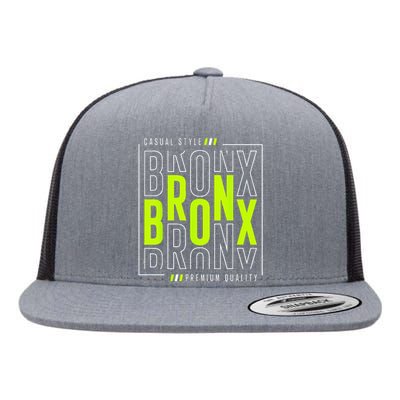 Bronx Casual Style Flat Bill Trucker Hat