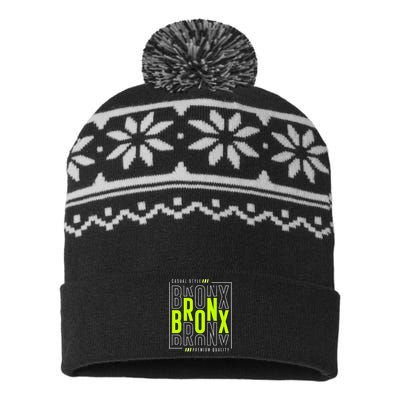 Bronx Casual Style USA-Made Snowflake Beanie