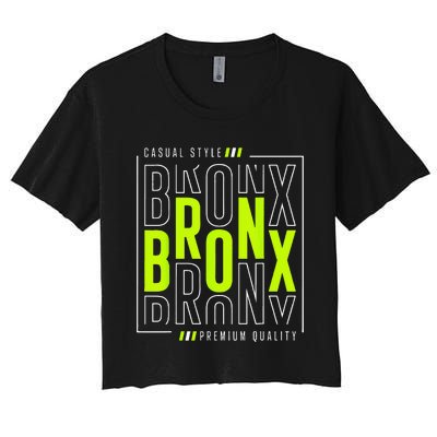 Bronx Casual Style Women's Crop Top Tee