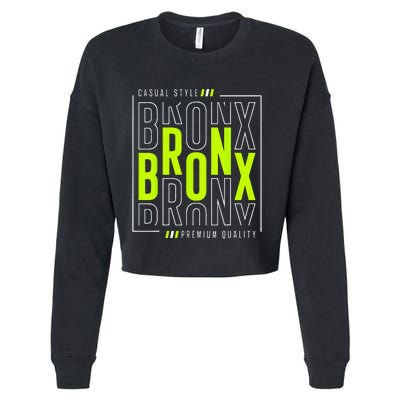 Bronx Casual Style Cropped Pullover Crew