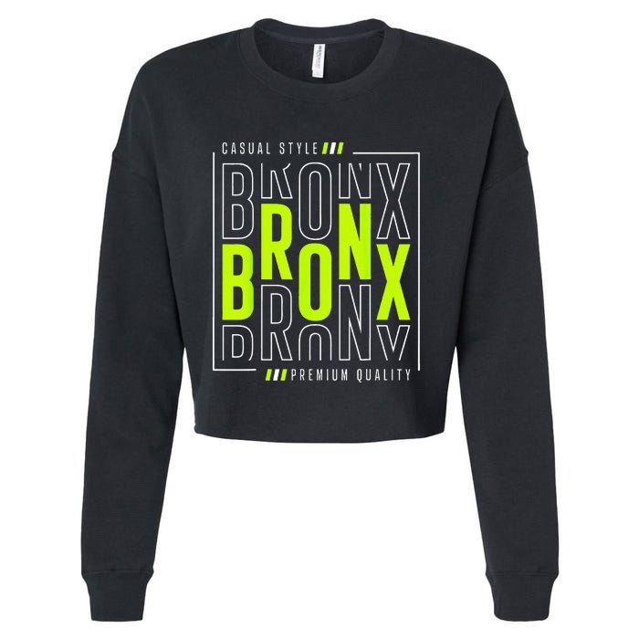 Bronx Casual Style Cropped Pullover Crew