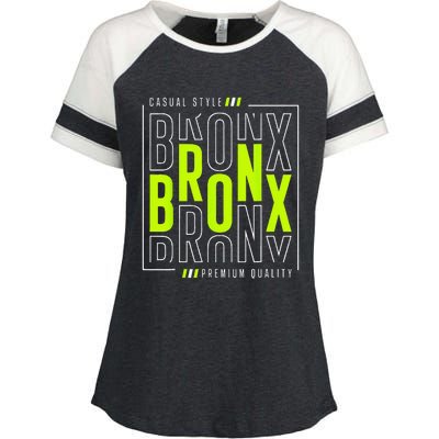 Bronx Casual Style Enza Ladies Jersey Colorblock Tee