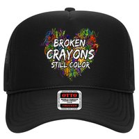 Broken Crayons Still Color Mental Health Awareness Supporter Hat