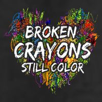 Broken Crayons Still Color Mental Health Awareness Supporter Golf Towel