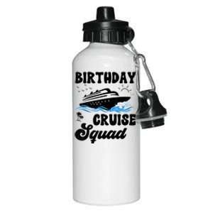 Birthday Cruise Squad Cruising Vacation Funny Birthday Aluminum Water Bottle