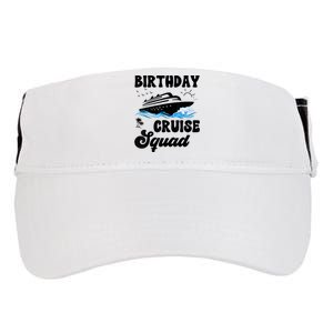 Birthday Cruise Squad Cruising Vacation Funny Birthday Adult Drive Performance Visor