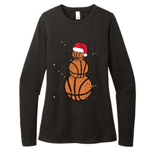 Basketball Christmas Santa Claus Xmas Day Hoop Sport Great Gift Womens CVC Long Sleeve Shirt