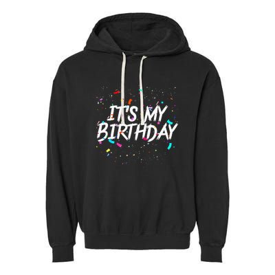 Birthday Celebration Surprise for All Ages Garment-Dyed Fleece Hoodie