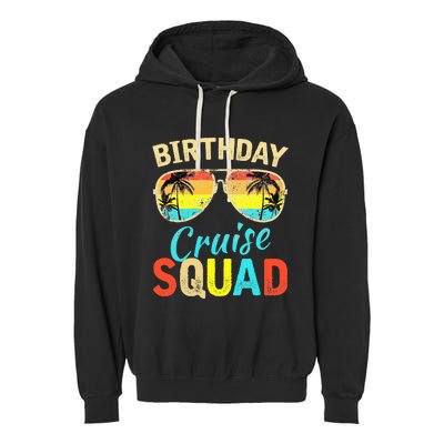 Birthday Cruise Squad Birthday Party Cruise Squad Garment-Dyed Fleece Hoodie