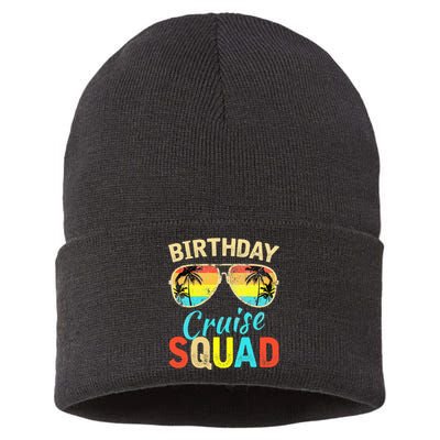 Birthday Cruise Squad Birthday Party Cruise Squad Sustainable Knit Beanie