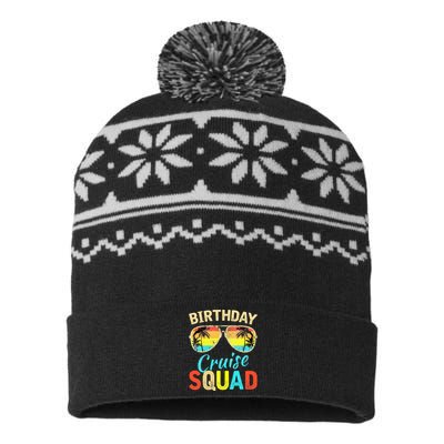 Birthday Cruise Squad Birthday Party Cruise Squad USA-Made Snowflake Beanie