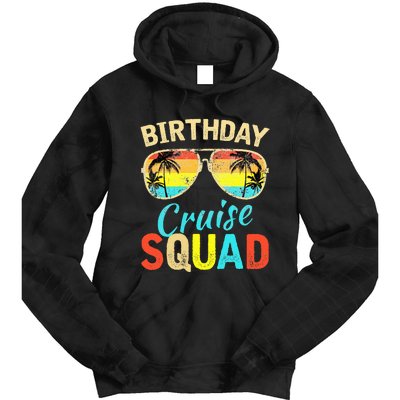 Birthday Cruise Squad Birthday Party Cruise Squad Tie Dye Hoodie