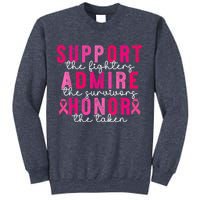 Breast Cancer Support Admire Honor Breast Cancer Awareness Sweatshirt