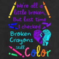 Broken Crayons Still Color Tee Suicide Prevention Awareness Hat