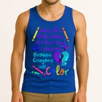Broken Crayons Still Color Tee Suicide Prevention Awareness Tank Top