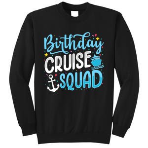 Birthday Cruise Squad Cruising Vacation Funny Crew Sweatshirt