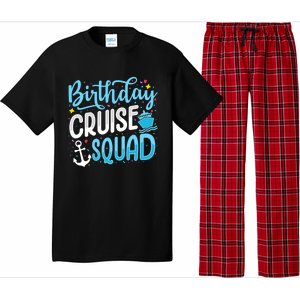 Birthday Cruise Squad Cruising Vacation Funny Crew Pajama Set